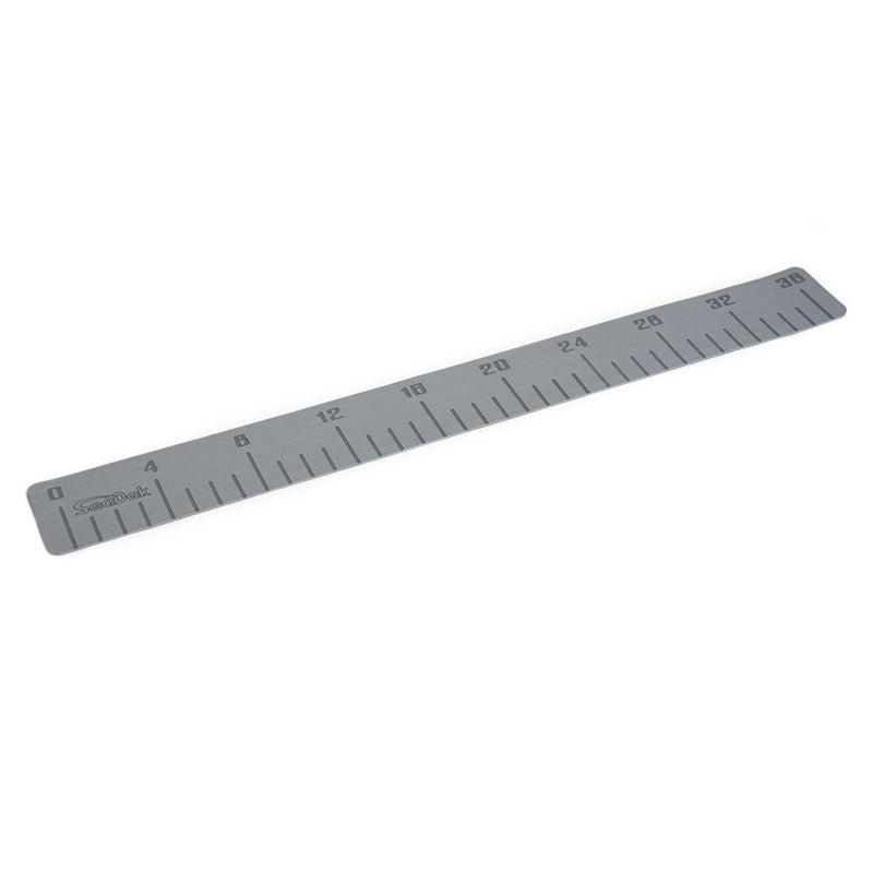 SeaDek 4" x 36" 3mm Fish Ruler w-Laser SD Logo - Storm Gray