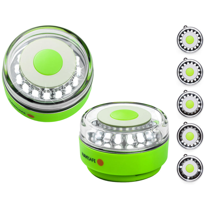 Navisafe Navilight All-White 5 Mode 360° Rescue 2NM w-Green Magnet Base