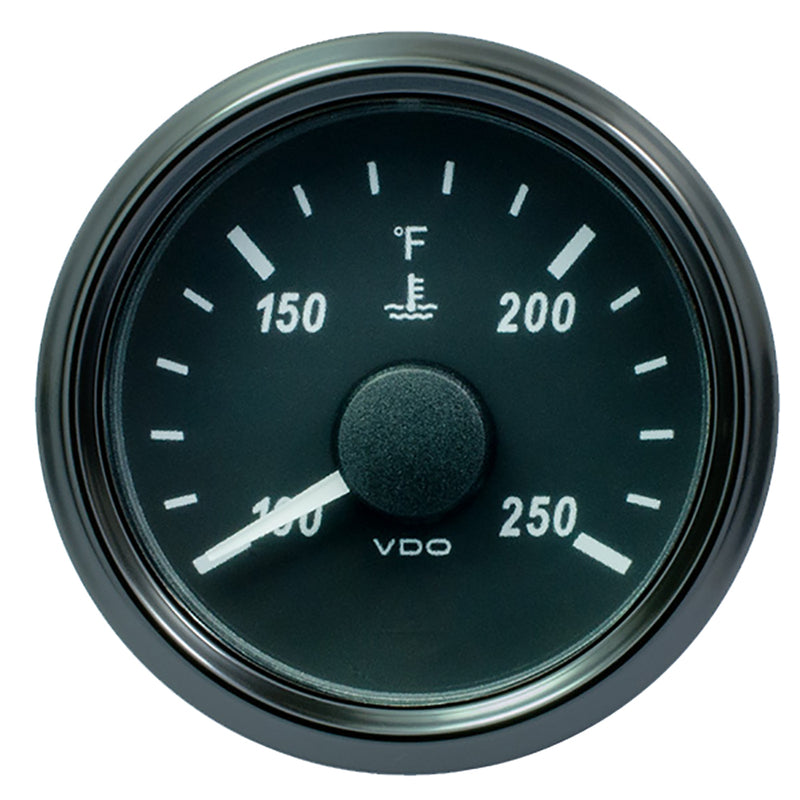 VDO SingleViu 52mm (2-1-16") Water Temp. Gauge - 250° F - 291-22 OHM