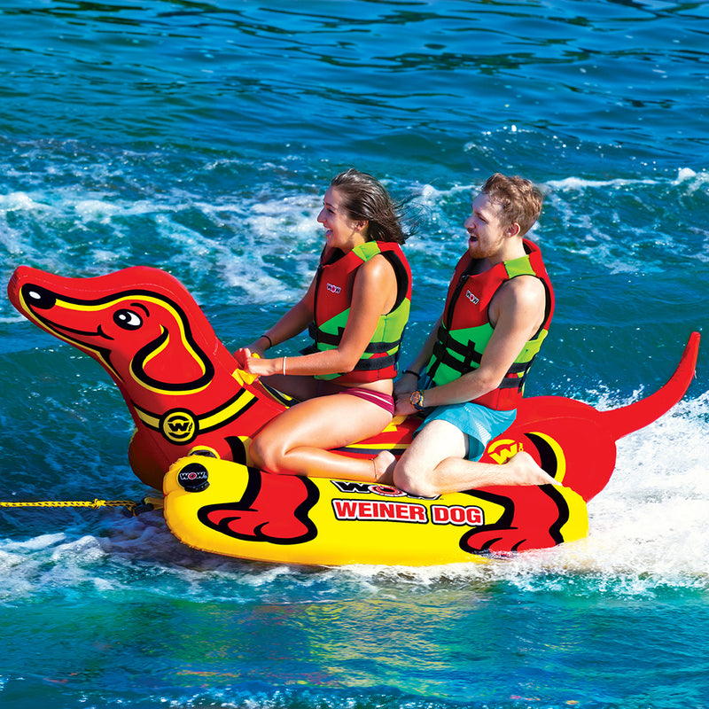 WOW Watersports Weiner Dog 2 Towable - 2 Person