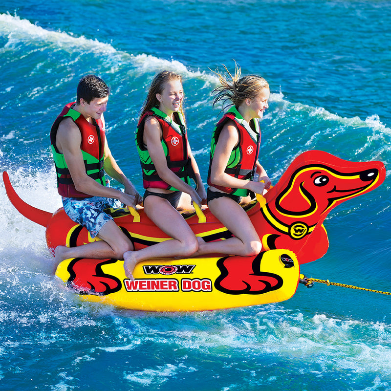 WOW Watersports Weiner Dog 3 Towable - 3 Person