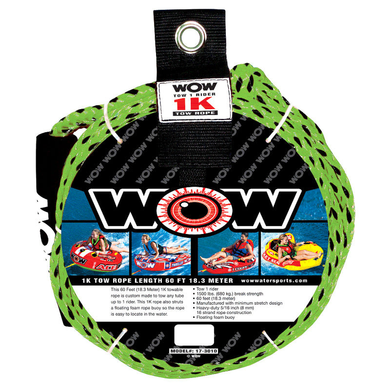 WOW Watersports 1K 60' Tow Rope