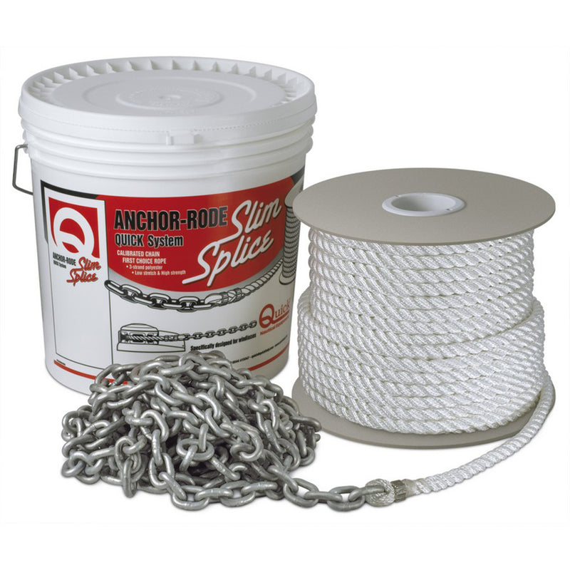 Quick Anchor Rode 20' - 7mm Chain - 100' - 1-2" 3 Plait Rope