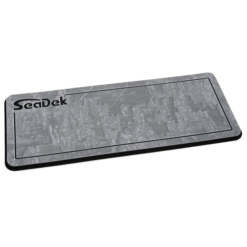 SeaDek 14" x 36" 20mm Dual Density Small Helm Pad Storm Gray-Black Realtree Timber Pinline Smooth - 355.6mm x 914mm x 20mm