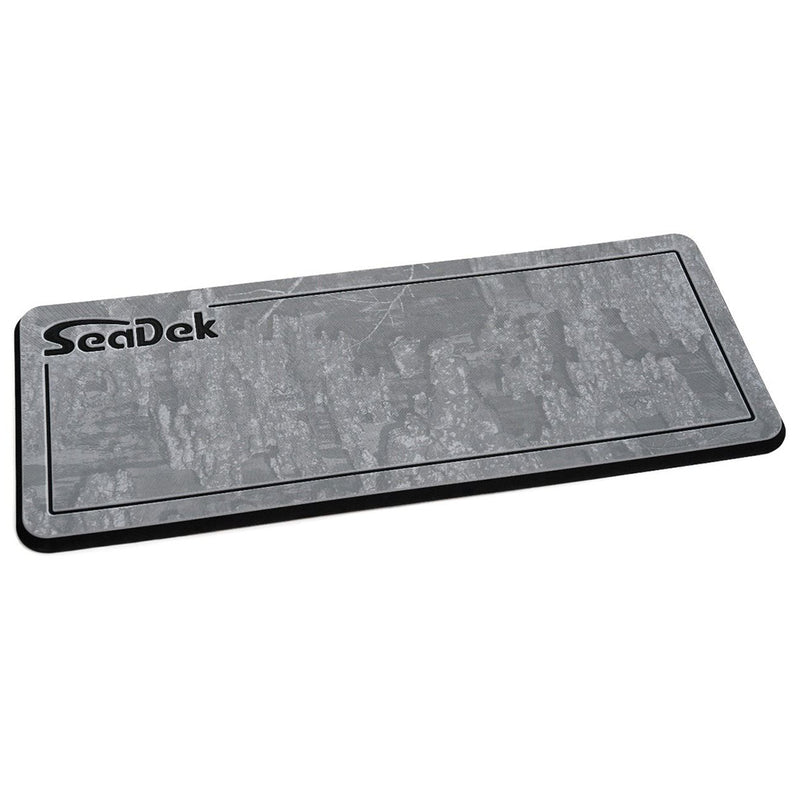 SeaDek 16" x 39" 20mm Dual Density Large Helm Pad Storm Gray-Black Realtree Timber Pinline Smooth - 406.4mm x 990mm x 20mm