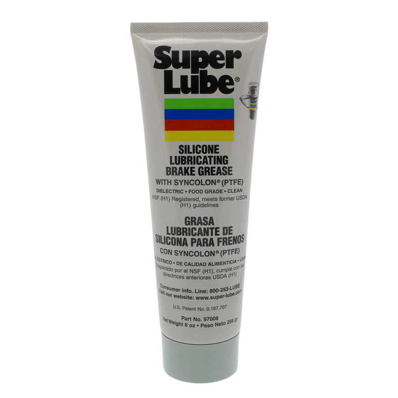 Super Lube Silicone Lubricating Brake Grease w-Syncolon® (PTFE) - 8oz Tube