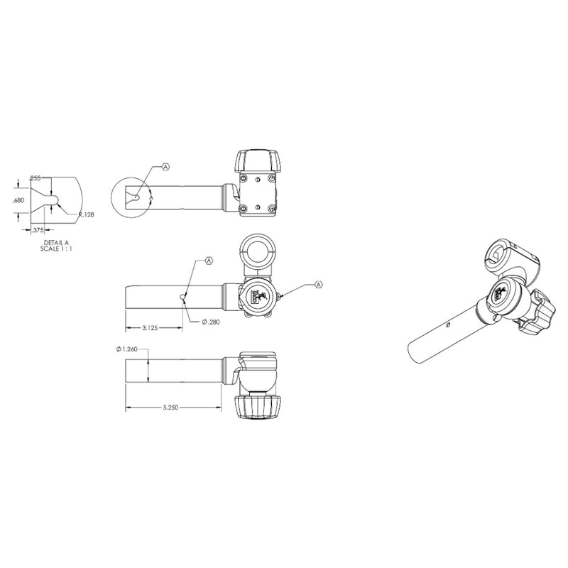 TACO ShadeFin Adjustable Clamp-On Pipe Mount