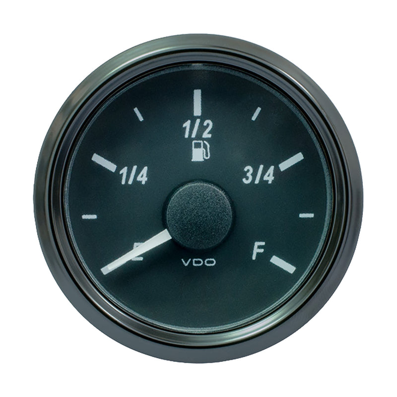 VDO SingleViu 52mm (2-1-16") Fuel Level Gauge - E-F Scale 240-33 Ohm