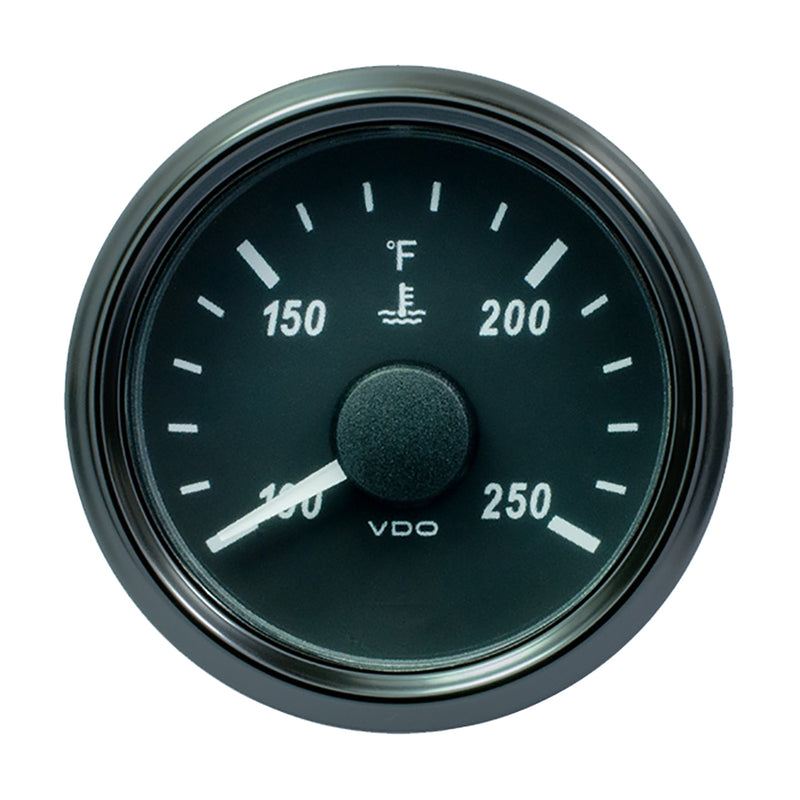 VDO SingleViu 52mm (2-1-16") Water Temperature Gauge - 250°F - 450-30 Ohm