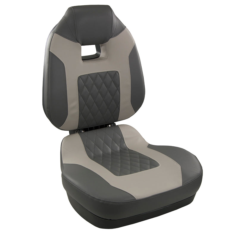 Springfield Fish Pro II High Back Folding Seat - Charcoal-Grey