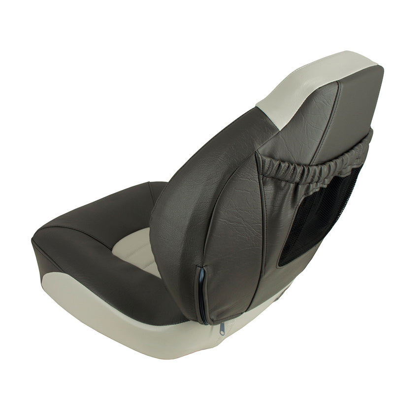 Springfield Fish Pro Mid Back Folding Seat - Charcoal-Grey