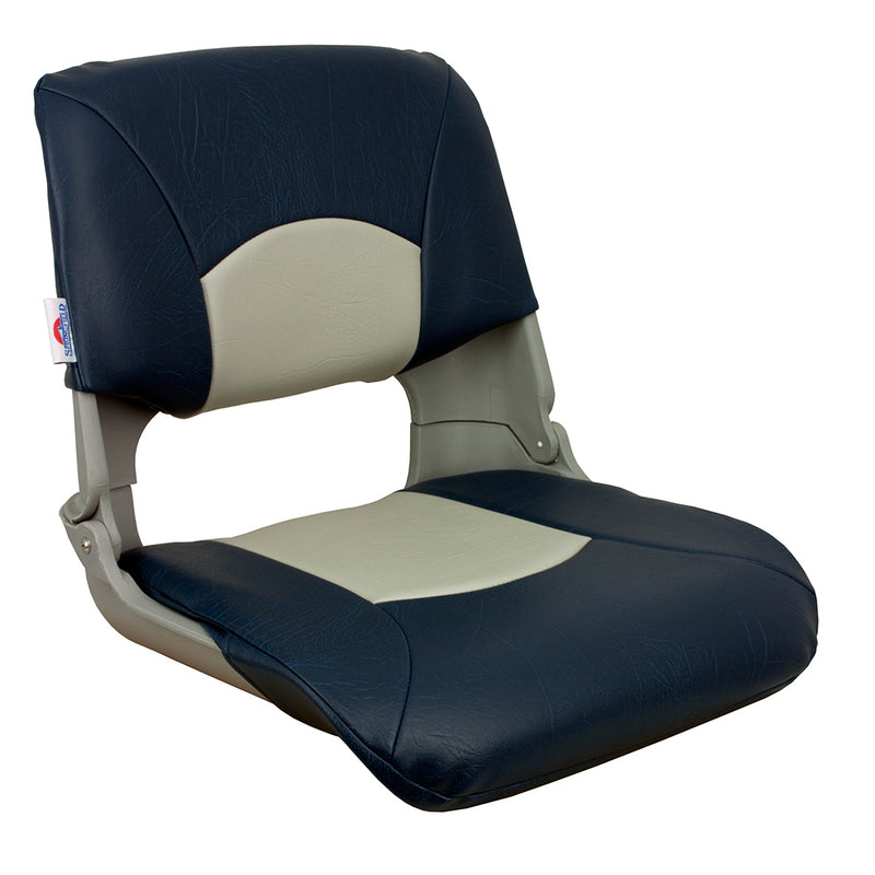 Springfield Skipper Standard Folding Seat - Grey-Blue