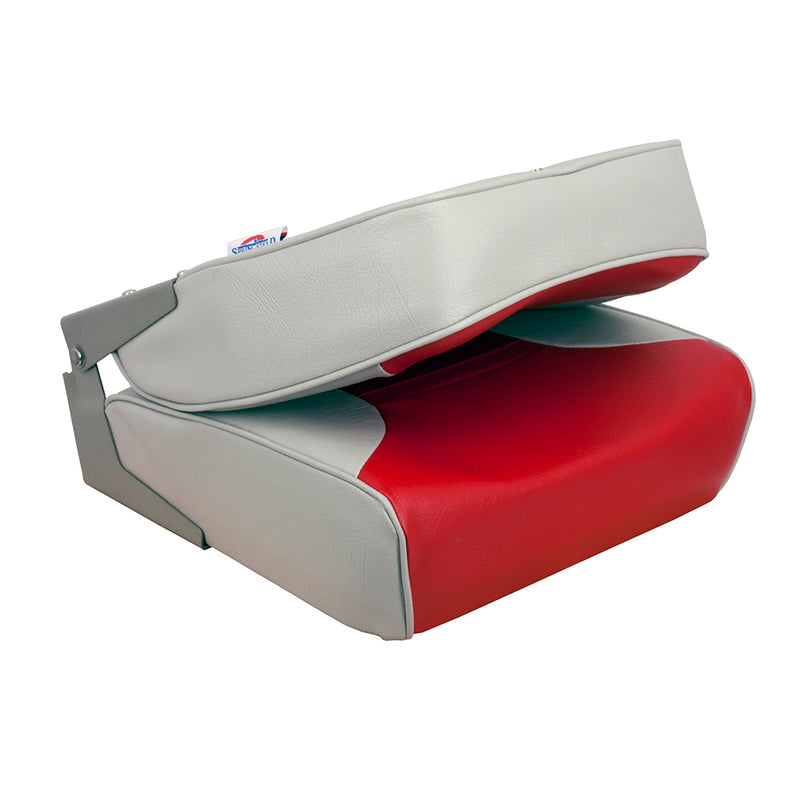 Springfield Economy Multi-Color Folding Seat - Grey-Red