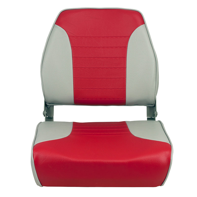 Springfield Economy Multi-Color Folding Seat - Grey-Red