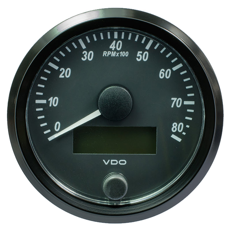 VDO SingleViu 80mm (3-1-8") Tachometer - 8000 RPM