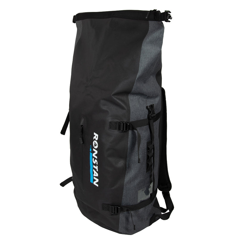 Ronstan Dry Roll Top - 55L Backpack - Black & Grey