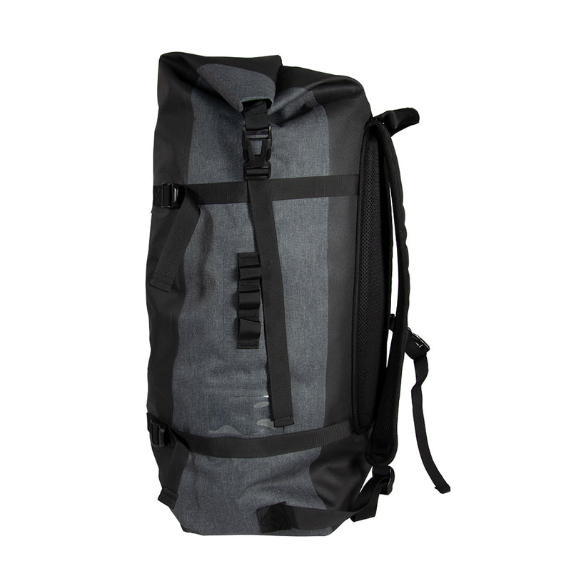 Ronstan Dry Roll Top - 55L Backpack - Black & Grey