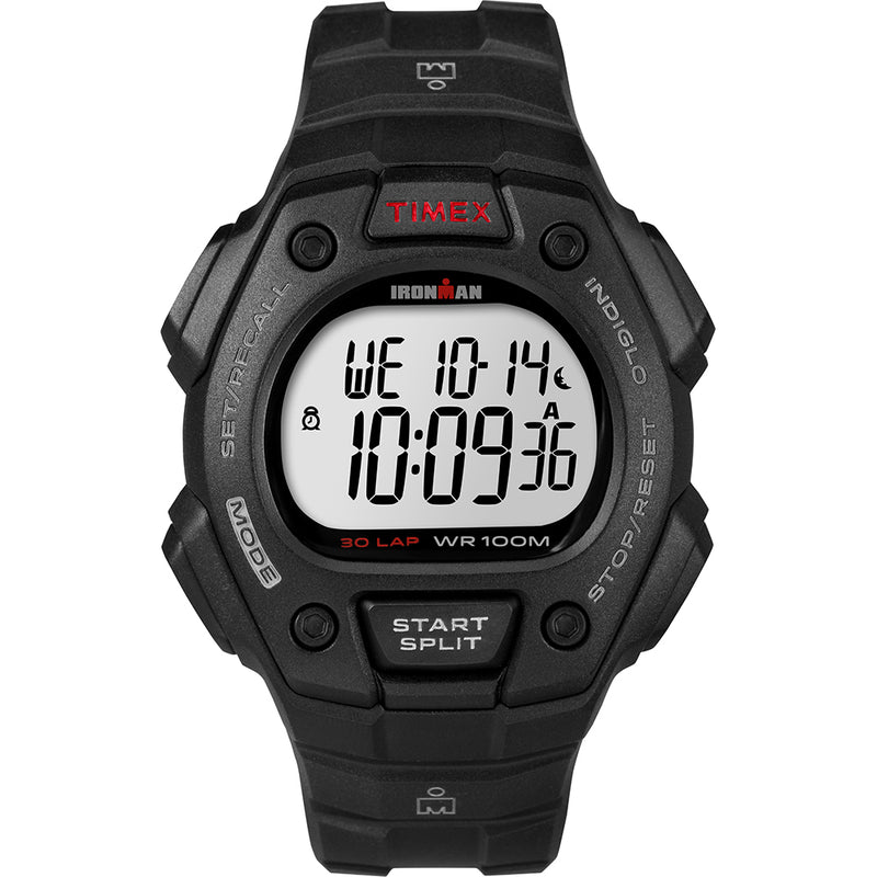 Timex IRONMAN® Classic 30 Lap Full-Size Watch - Black-Red