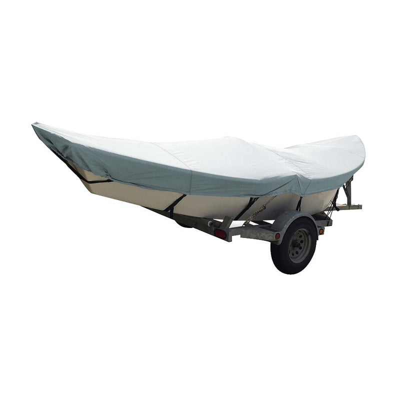 Carver Poly-Flex II Styled-to-Fit Boat Cover f-16' Drift Boats - Grey