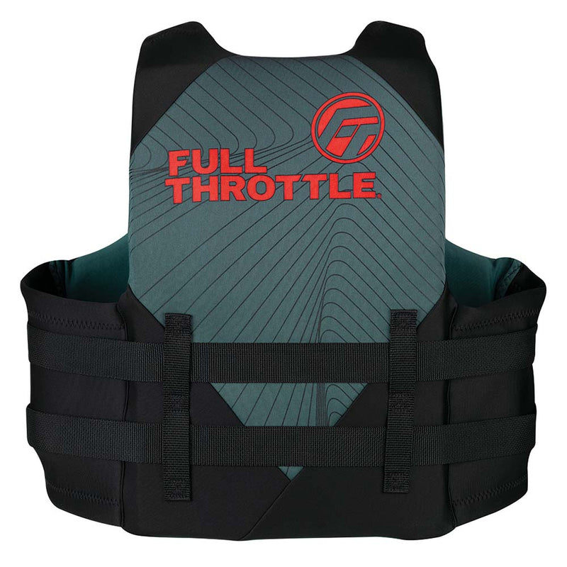 Full Throttle Adult Rapid-Dry Life Jacket - L-XL - Grey-Black