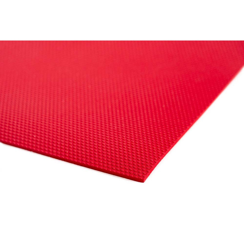 SeaDek 18" x 38" 5mm Small Sheet Ruby Red Embossed - 457mm x 965mm x 5mm