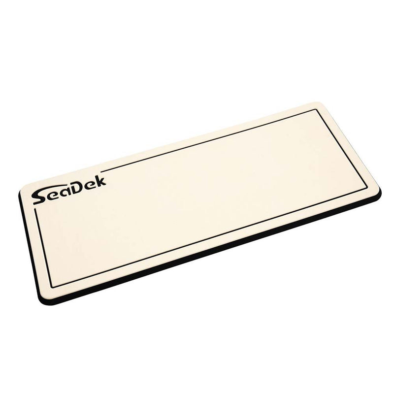 SeaDek 16" x 39" 20mm Dual Density Large Helm Pad Beach Sand-Black Brushed - 406.4mm x 990.6mm x 20mm