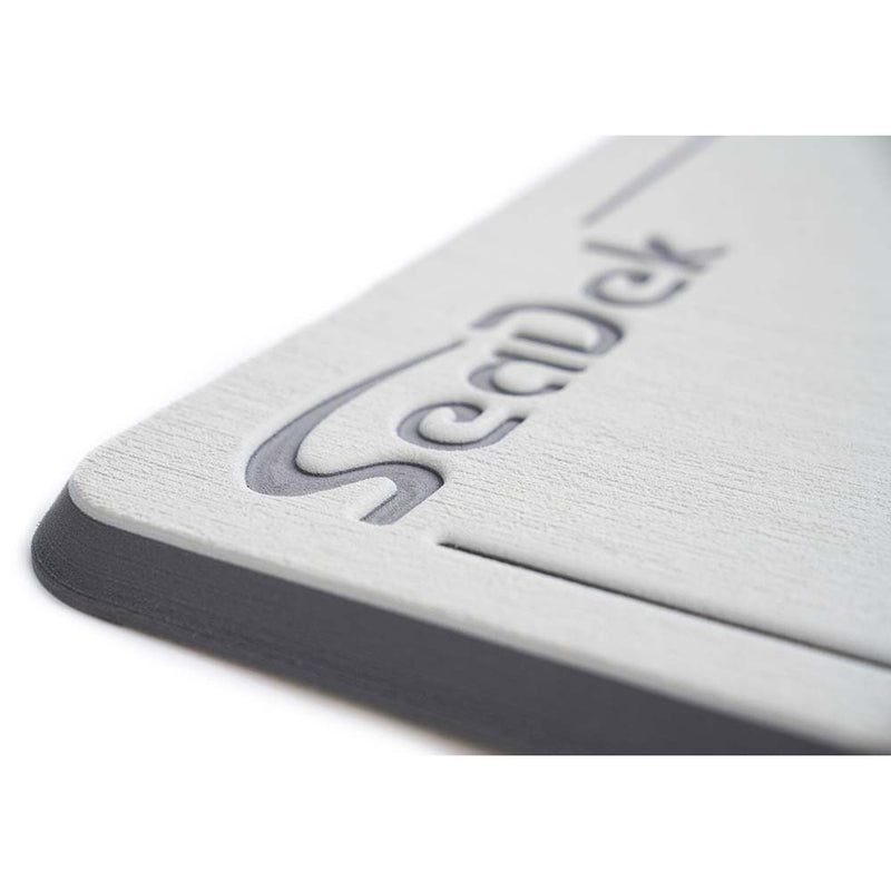 SeaDek 16" x 39" 20mm Dual Density Large Helm Pad Cool Grey-Storm Grey Brushed - 406.4mm x 990.6mm x 20mm