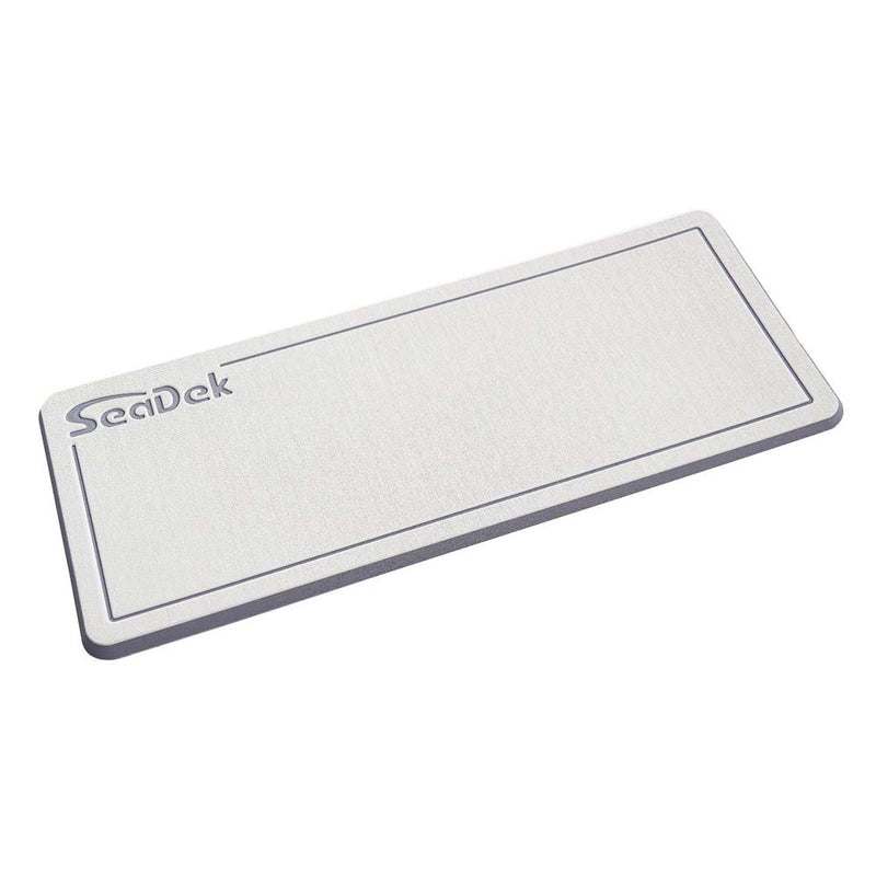 SeaDek 16" x 39" 20mm Dual Density Large Helm Pad Cool Grey-Storm Grey Brushed - 406.4mm x 990.6mm x 20mm