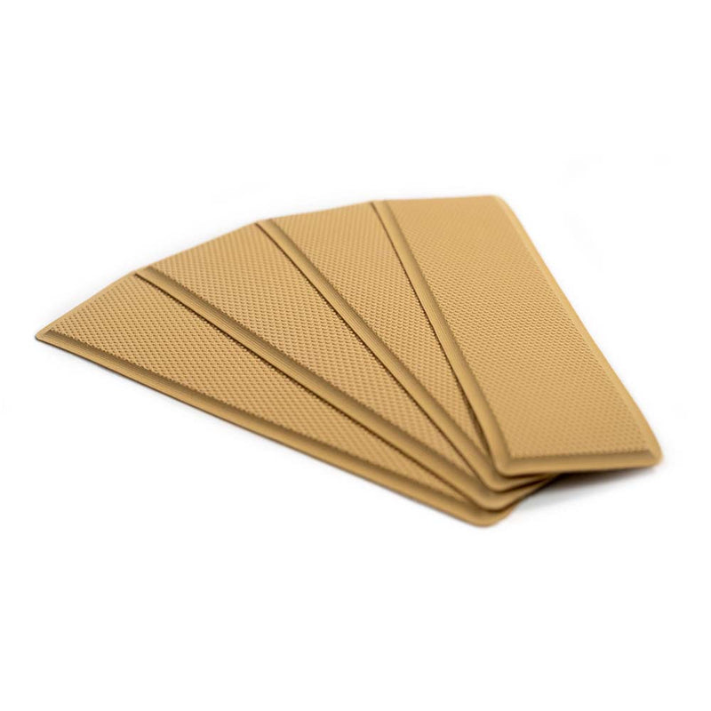 SeaDek 3.75" x 12.75" x 5mm 4-Piece Step Kit - 3.75" x 12.75" Camel Embossed - 95.25mm x 323.85mm x 5mm