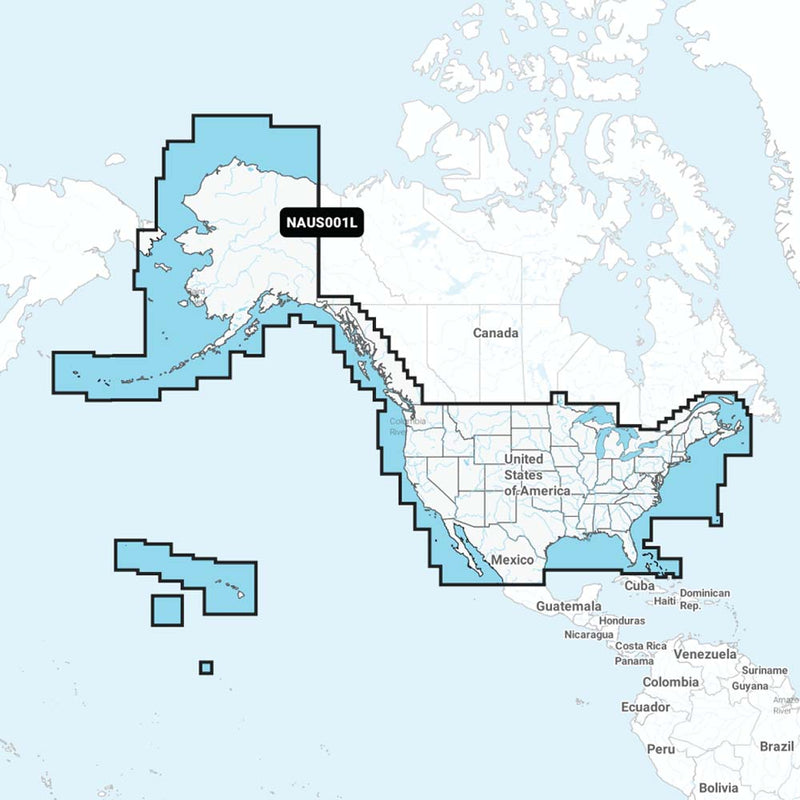 Navionics+ NAUS001L - U.S. & Coastal Canada