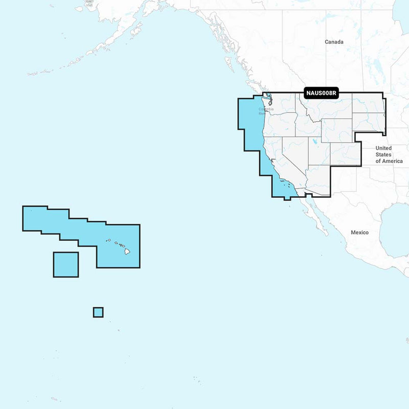 Navionics+ NAUS008R - U.S. West