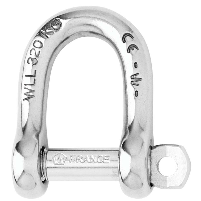 Wichard Self-Locking D Shackle - Diameter 4mm - 5-32"