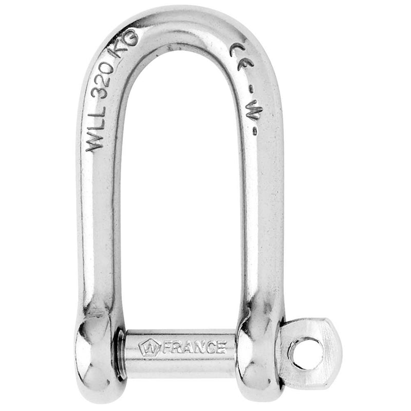 Wichard Self-Locking Long D Shackle - Diameter 4mm - 5-32"