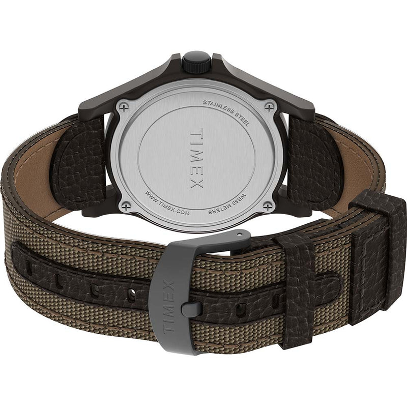 Timex Expedition Acadia Watch - Brown Natural Dial - Brown Strap