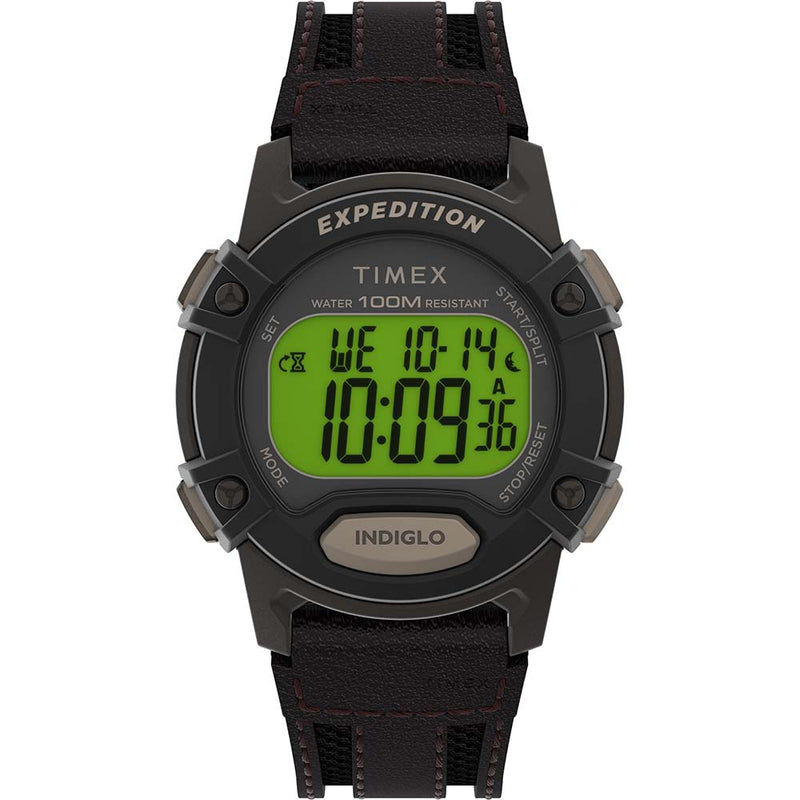 Timex Expedition Cat 5 - Brown Resin Case - Brown-Black Band