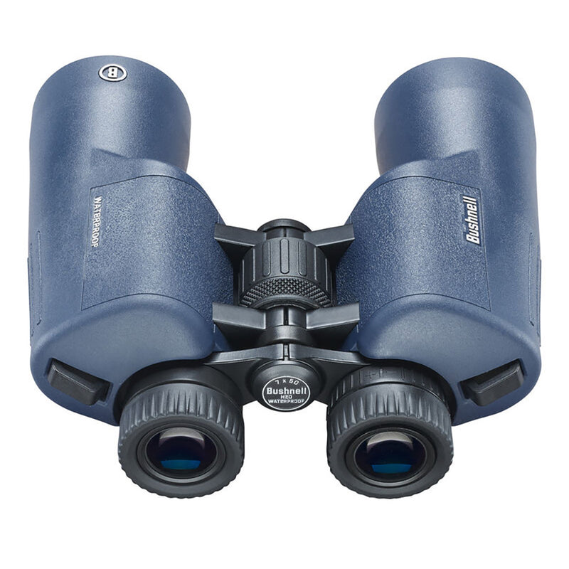 Bushnell 7x50mm H2O Binocular - Dark Blue Porro WP-FP Twist Up Eyecups