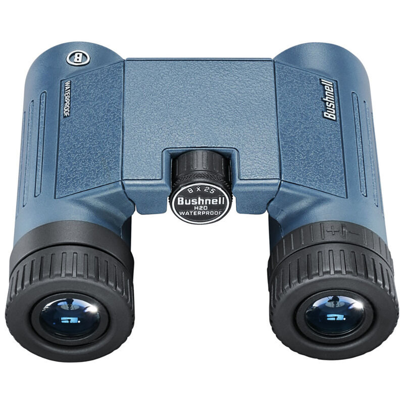 Bushnell 8x25mm H2O Binocular - Dark Blue Roof WP-FP Twist Up Eyecups