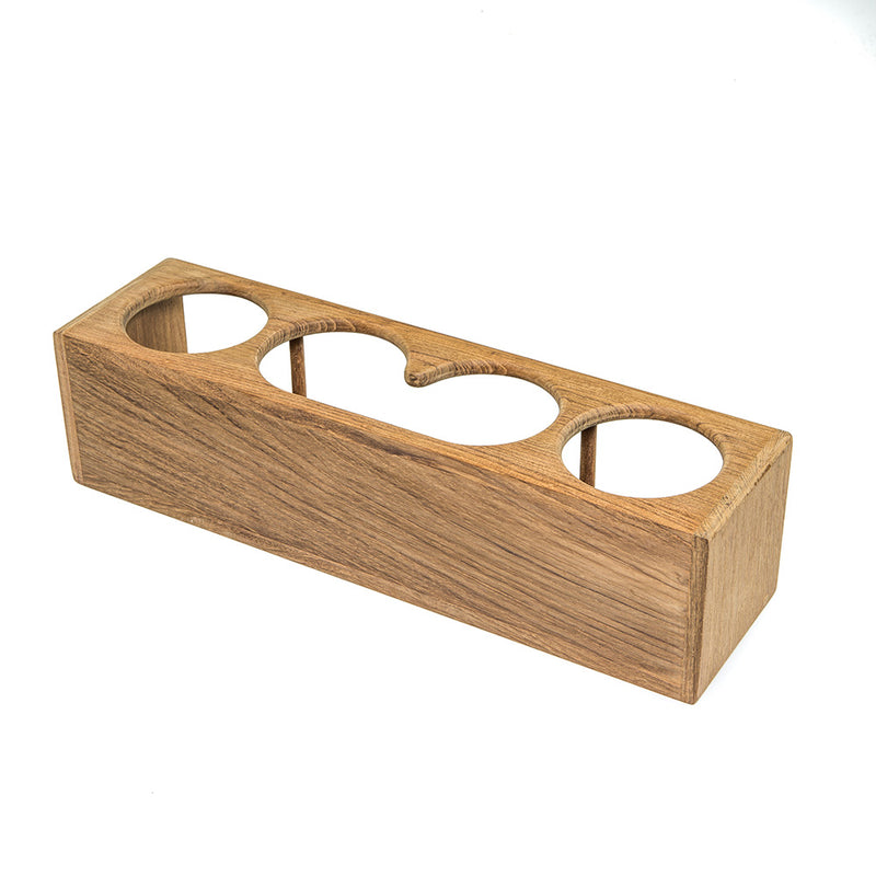 Whitecap Four Drink-Binocular Rack - Teak