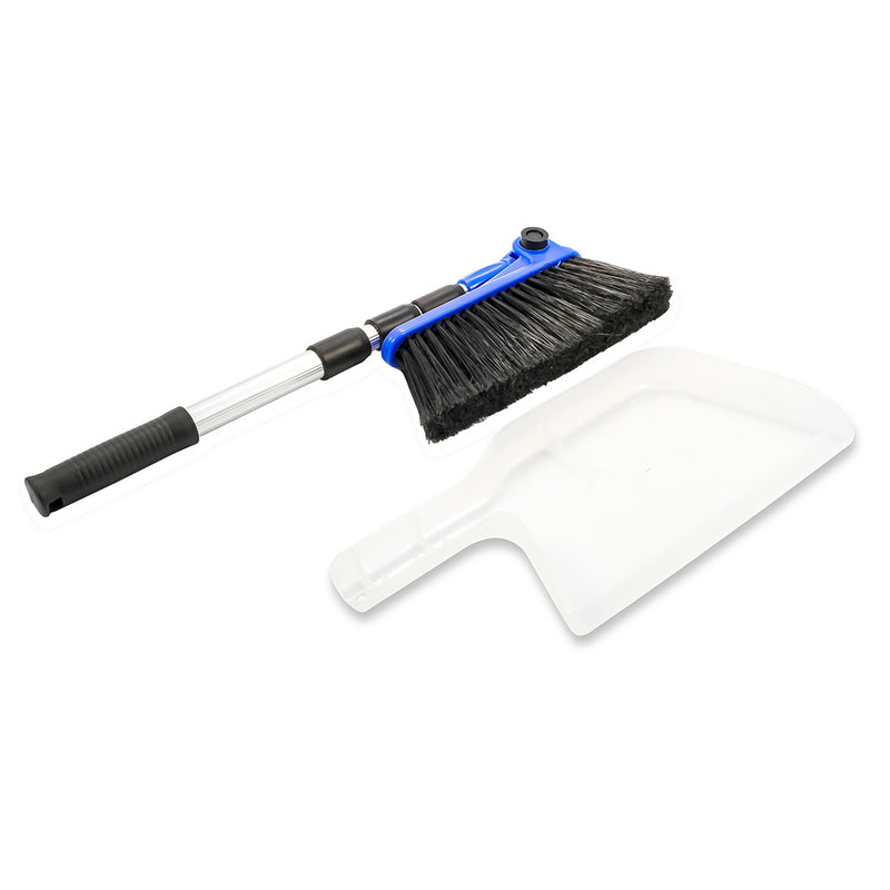 Camco RV Broom & Dustpan - Bilingual