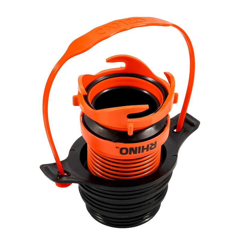 Camco Rhino Sewer Hose Seal Flexible 3 In 1 w-Rhino Extreme & Handle