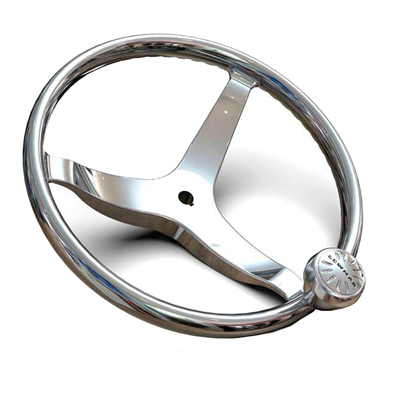 Lewmar 3 Spoke 13.5" Steering Wheel w-Power-Grip Knob