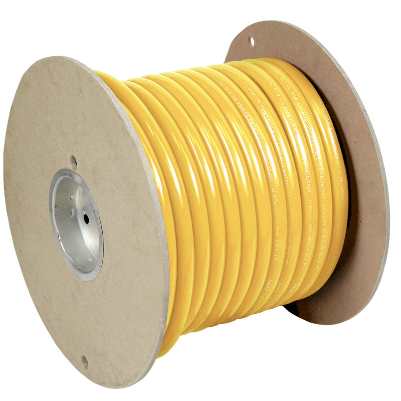 Pacer Yellow 1 AWG Battery Cable - 100'