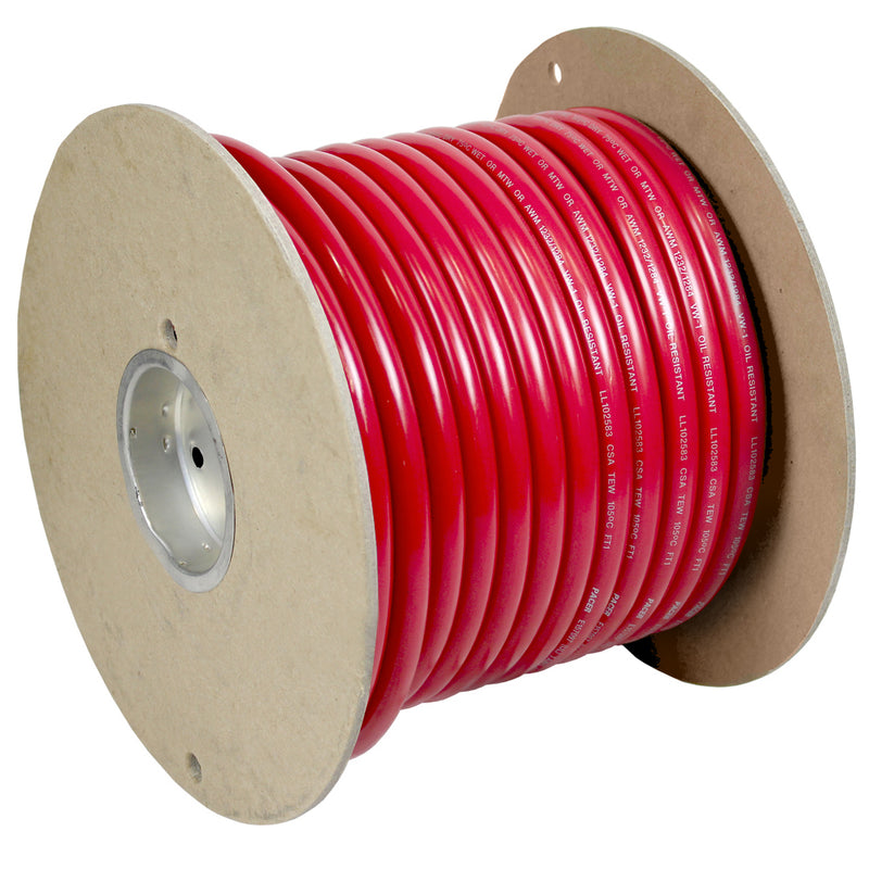 Pacer Red 2-0 AWG Battery Cable - 100'