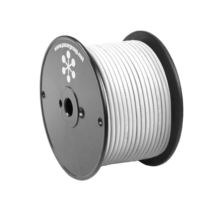 Pacer White 12 AWG Primary Wire - 100'