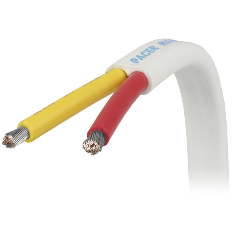 Pacer 18-2 AWG Safety Duplex Cable - Red-Yellow - 100'