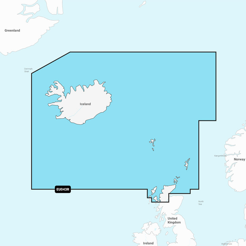 Garmin Navionics+ NSEU043R - Iceland to Turkey - Marine Chart