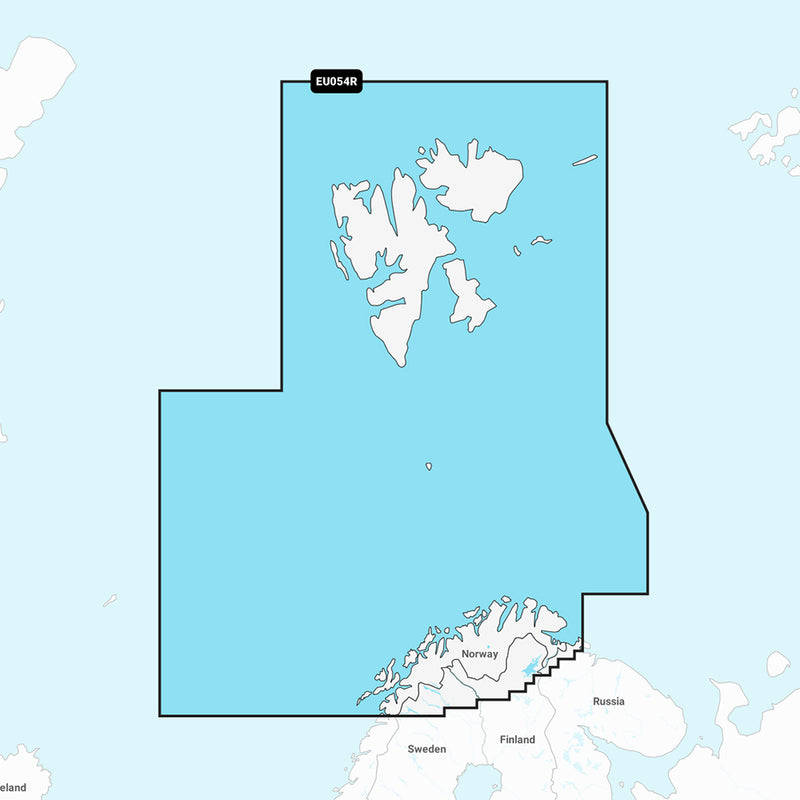 Garmin Navionics+ NSEU054R - Norway, Vestfjorden to Svalbard - Marine Chart