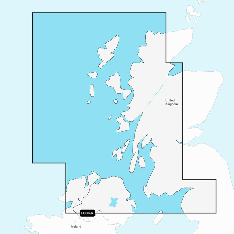 Garmin Navionics Vision+ NVEU006R - Scotland, West Coast - Marine Chart