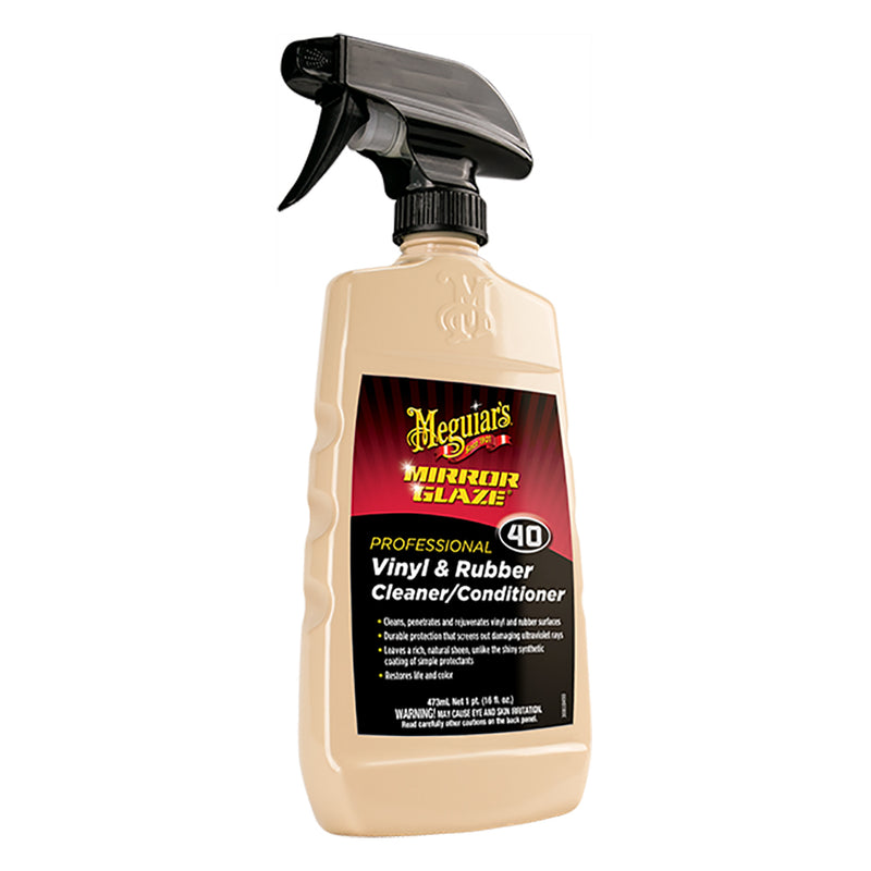 Meguiar's M40 Mirror Glaze Vinyl & Rubber Cleaner & Conditioner - 16oz