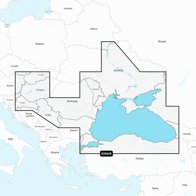 Garmin Navionics Vision+ NVEU063R - Black Sea & Azov Sea - Marine Chart